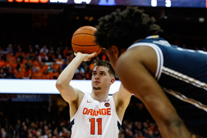 Friday's game is the first-ever time that Syracuse and Bryant's men's basketball teams will face off. 